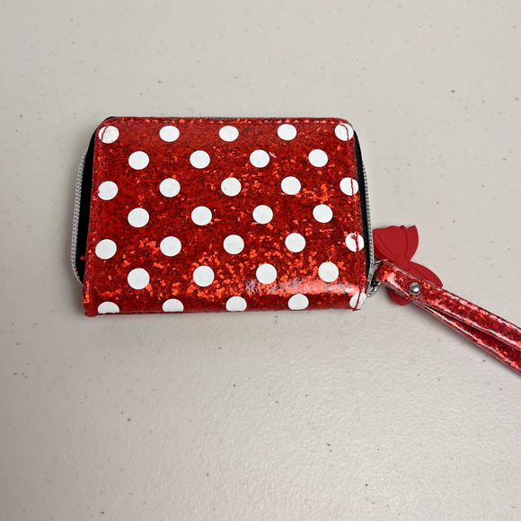 Disney Cruise Line Minnie Ears Sequin Pink Backpack Bibbidi Bobbidi BONUS Wallet - Picture 15 of 16